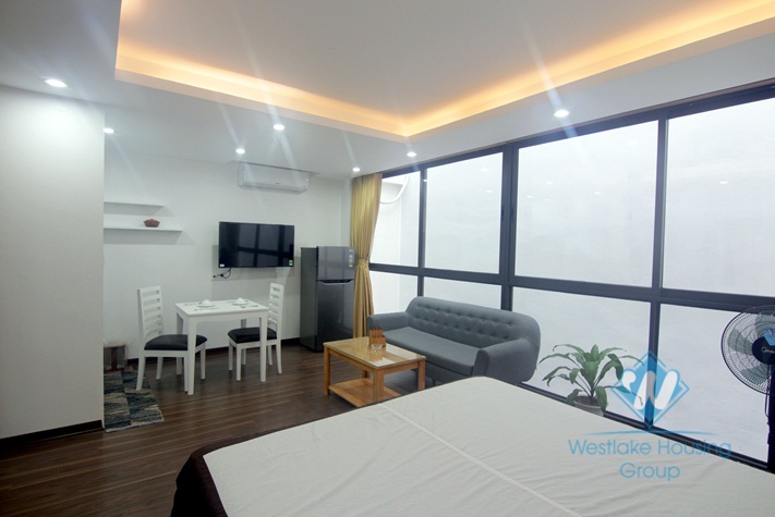 Studio for rent with big terrace in Tay Ho.